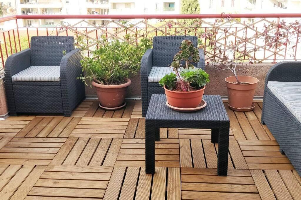 T3 Le Designer 4E-Terrasse-Climatisation & Netflix Daire Marsilya Dış mekan fotoğraf